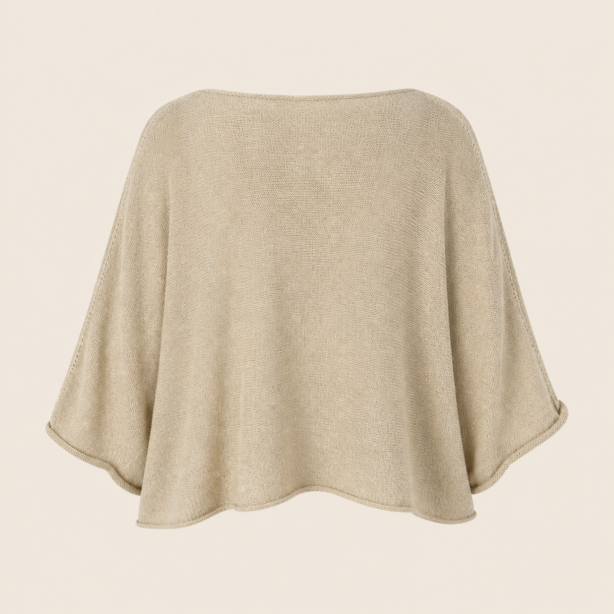 Pullover Mara in Beige, Rückenansicht