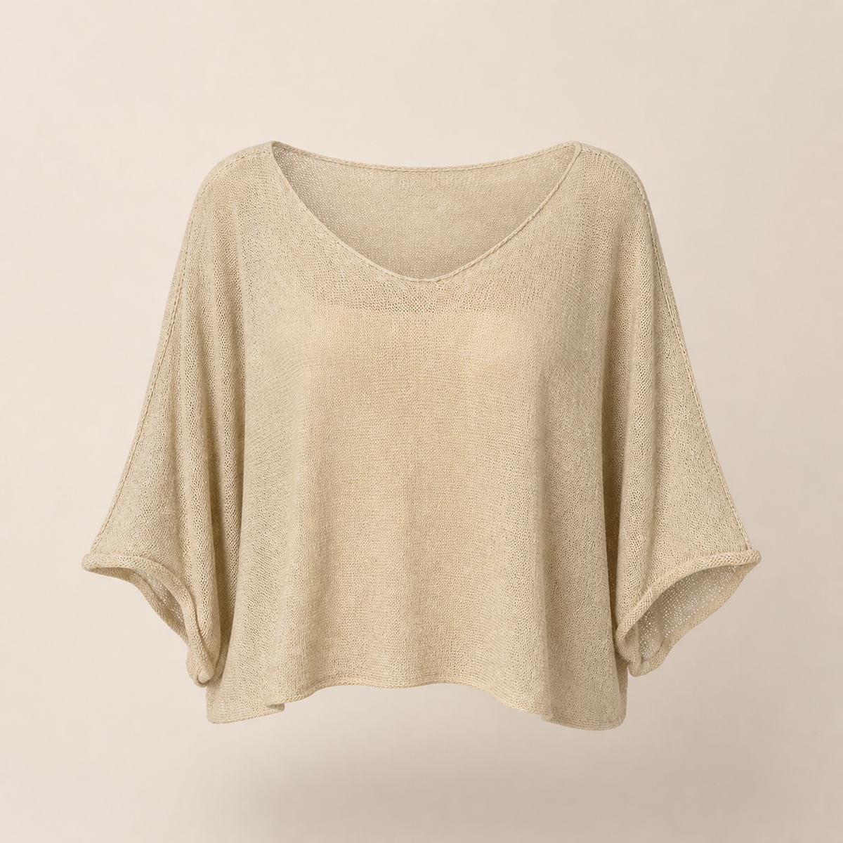 Pullover Mara in Beige, Vorderansicht