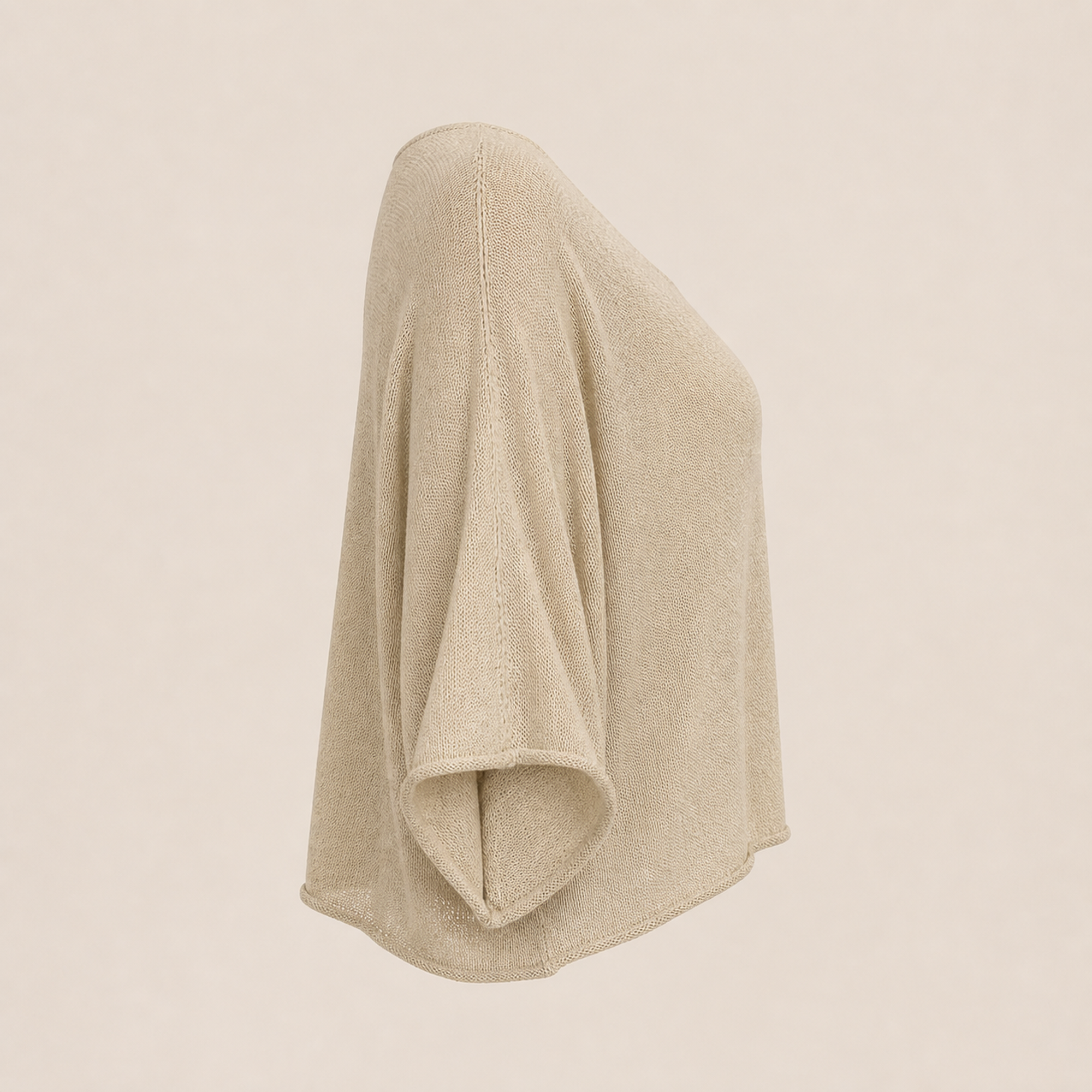 Pullover Mara in Beige, Seitenansicht